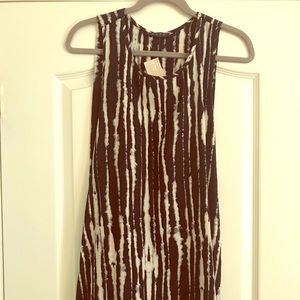 NWT Black and cream mini dress.